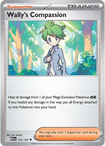 Mega Evolution #132 - Wally's Compassion (Reverse Holo)