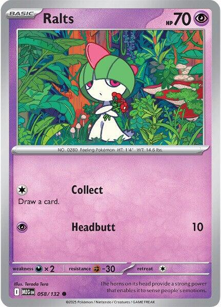 Mega Evolution #58 - Ralts (Reverse Holo)