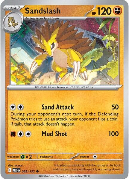 Mega Evolution #69 - Sandslash (Reverse Holo)