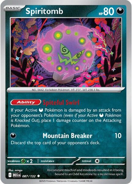 Mega Evolution #87 - Spiritomb (Reverse Holo)