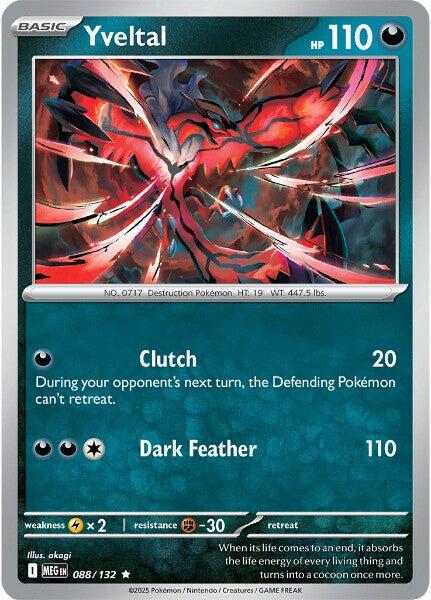 Mega Evolution #88 - Yveltal (Reverse Holo)