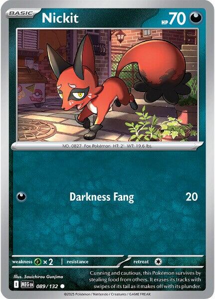 Mega Evolution #89 - Nickit (Reverse Holo)