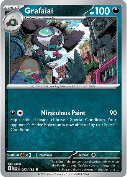 Mega Evolution #92 - Grafaiai (Reverse Holo)