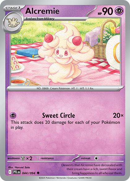 Phantasmal Flames #44 - Alcremie (Reverse Holo)