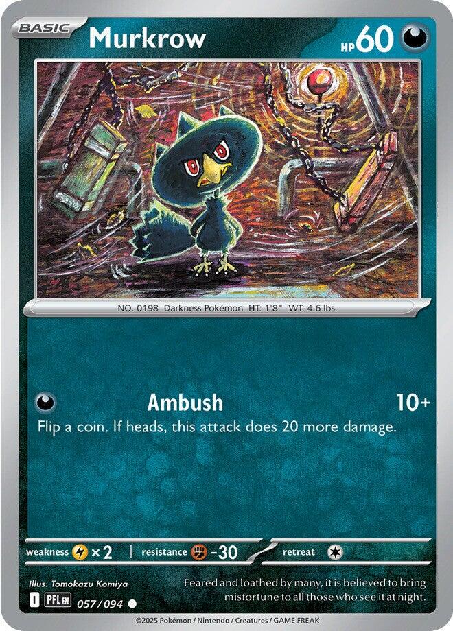 Phantasmal Flames #57 - Murkrow (Reverse Holo)
