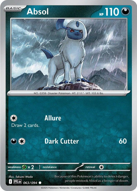Phantasmal Flames #63 - Absol (Reverse Holo)