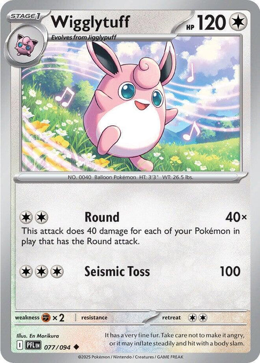 Phantasmal Flames #77 - Wigglytuff (Reverse Holo)