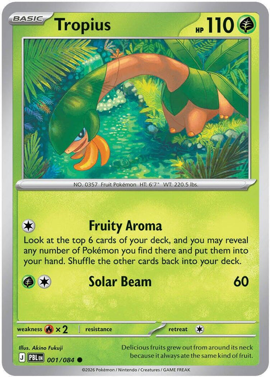 Pitch Black #1 - Tropius (Reverse Holo)