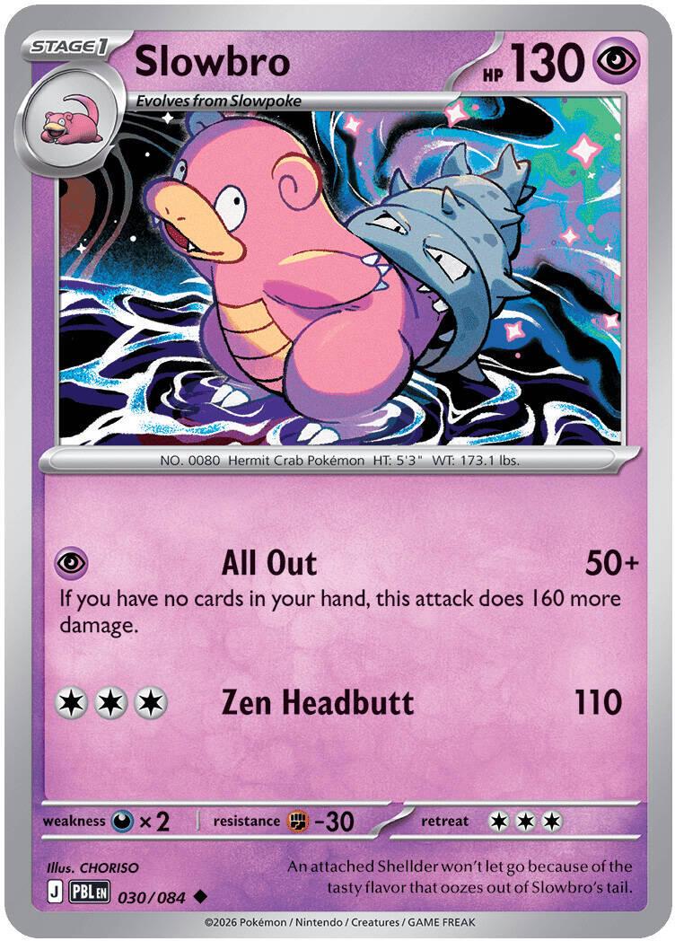Pitch Black #30 - Slowbro (Reverse Holo)