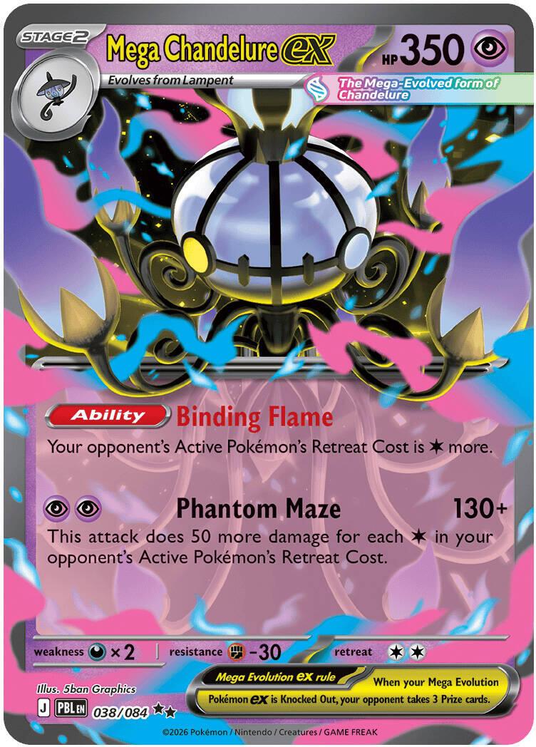 Pitch Black #38 - Mega Chandelure EX