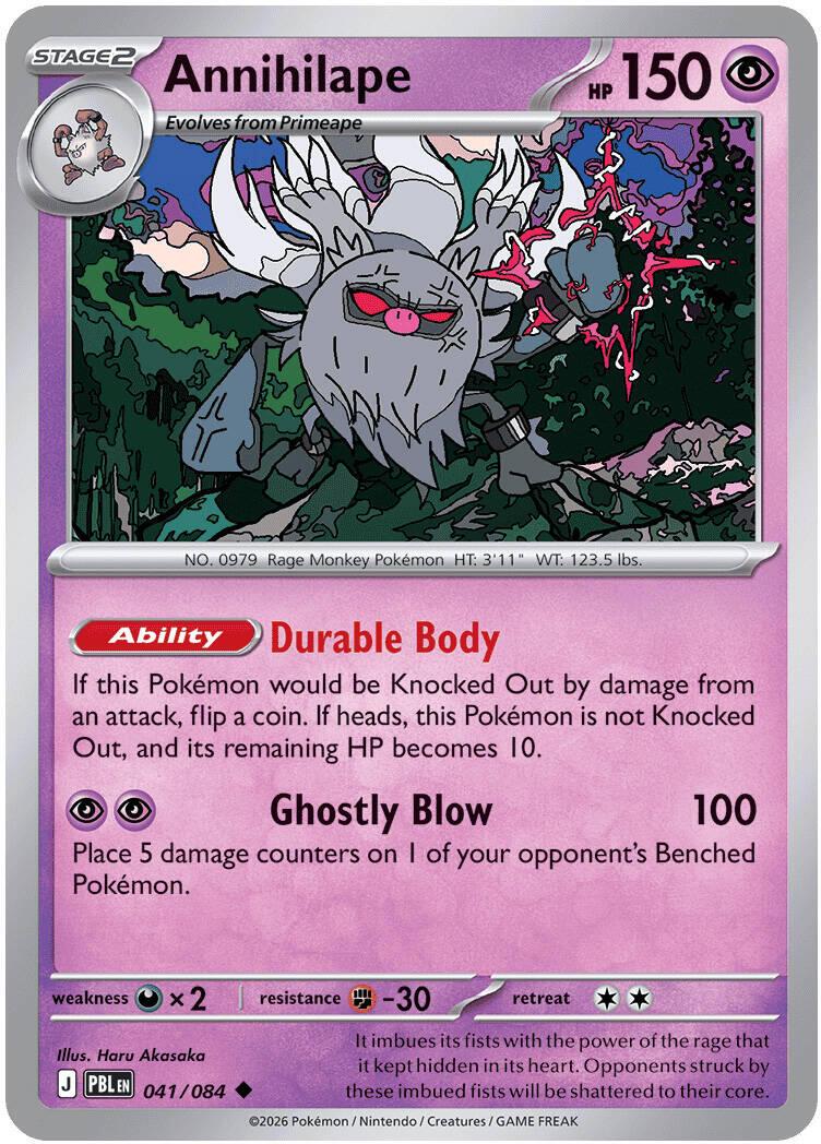 Pitch Black #41 - Annihilape (Reverse Holo)