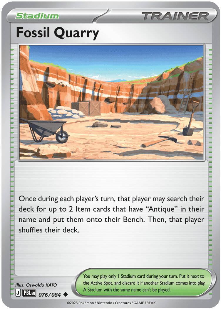 Pitch Black #76 - Fossil Quarry (Reverse Holo)