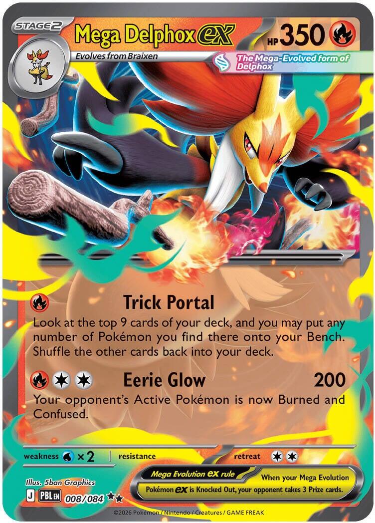 Pitch Black #8 - Mega Delphox EX