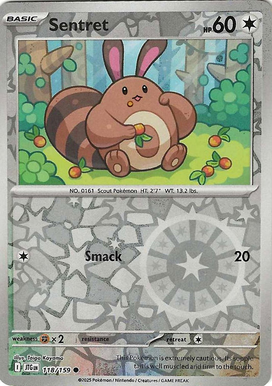 Journey Together #118 - Sentret (Reverse Holo)