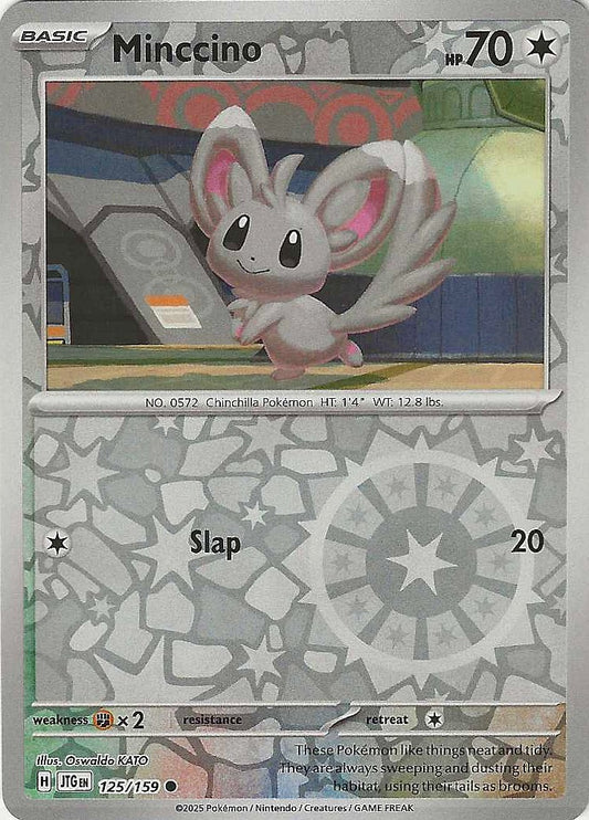 Journey Together #125 - Minccino (Reverse Holo)