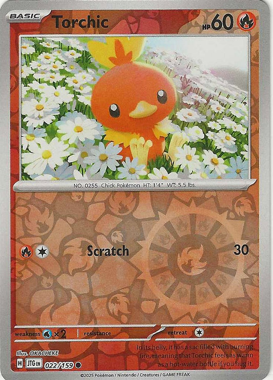 Journey Together #22 - Torchic (Reverse Holo)
