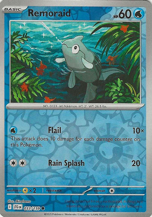 Journey Together #33 - Remoraid (Reverse Holo)
