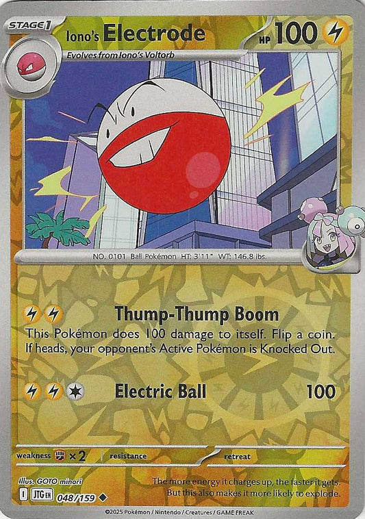 Journey Together #48 - Iono's Electrode (Reverse Holo)