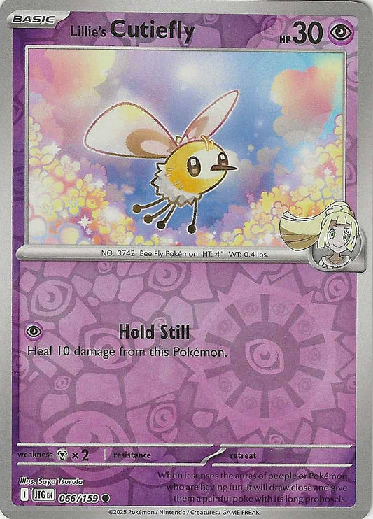 Journey Together #66 - Lillie's Cutiefly (Reverse Holo)
