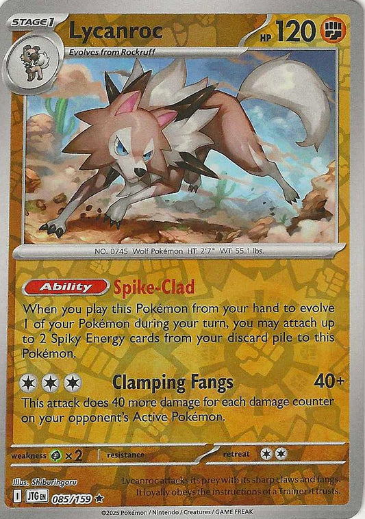 Journey Together #85 - Lycanroc (Reverse Holo)