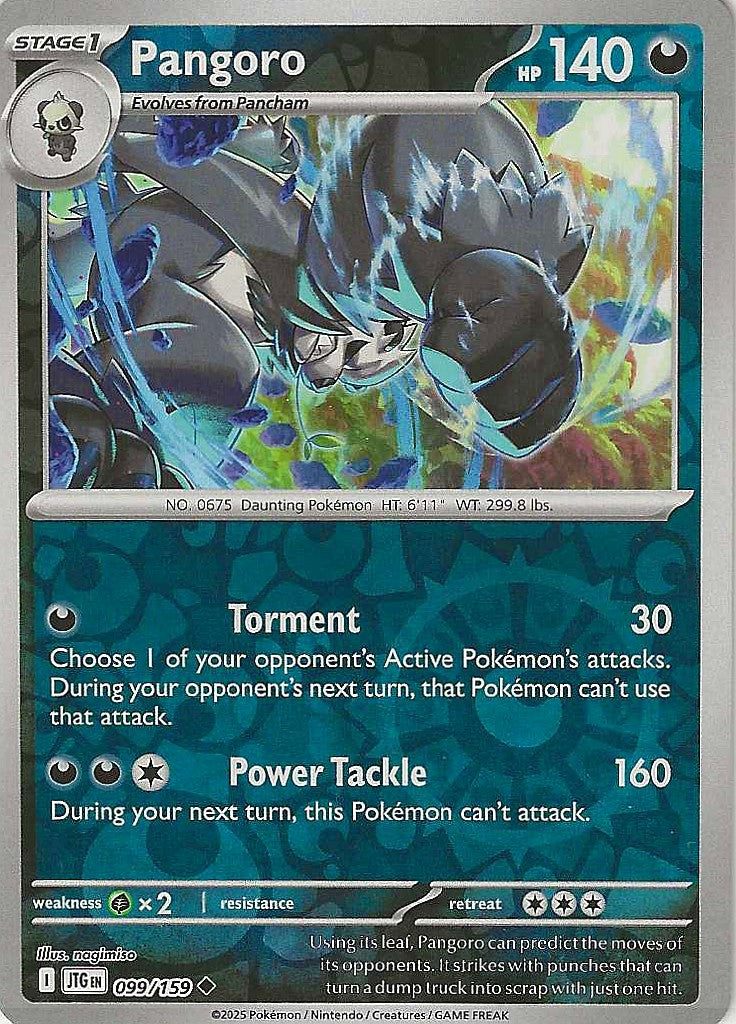 Journey Together #99 - Pangoro (Reverse Holo)