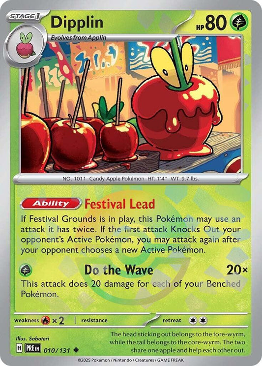 Prismatic Evolutions #10 - Dipplin (Poké Ball Reverse)