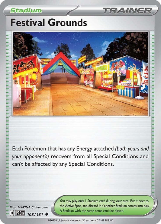 Prismatic Evolutions #108 - Festival Grounds