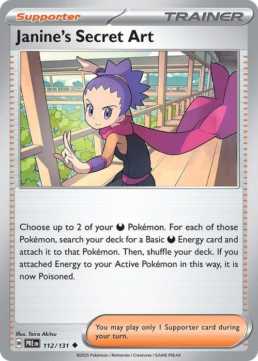 Prismatic Evolutions #112 - Janine's Secret Art