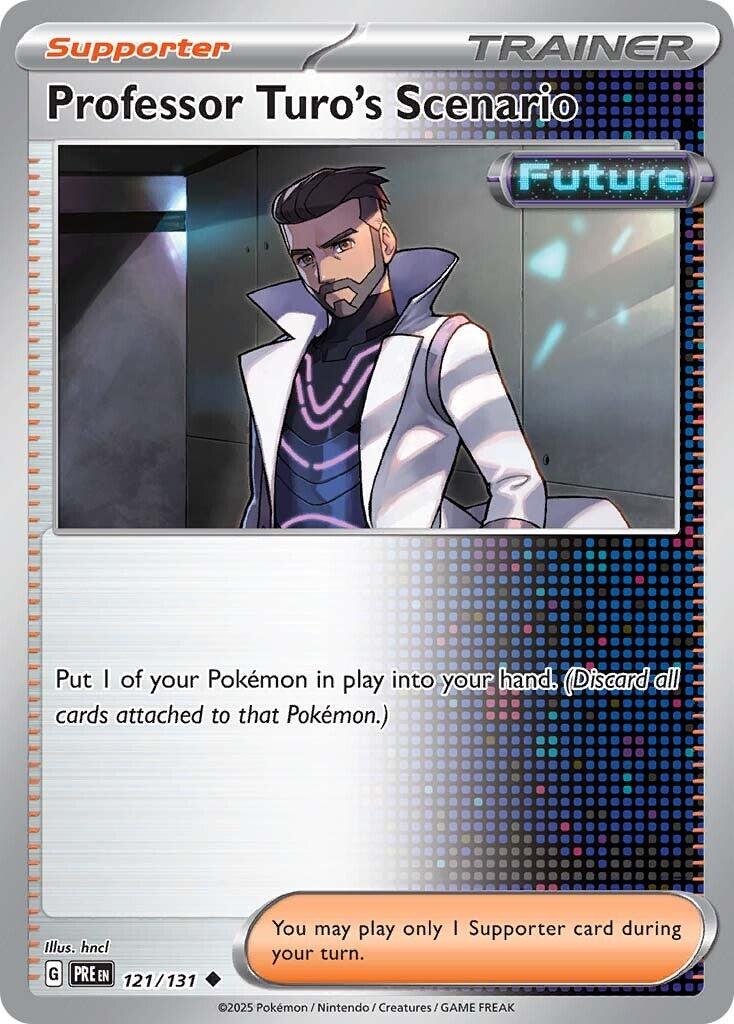Prismatic Evolutions #121 - Professor Turo's Scenario (Reverse Holo)