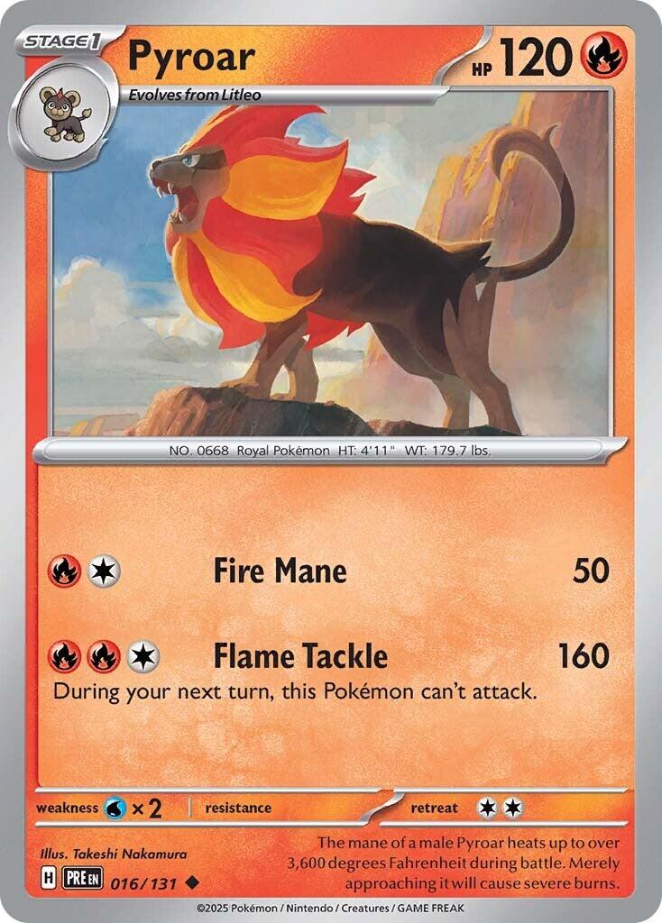 Prismatic Evolutions #16 - Pyroar