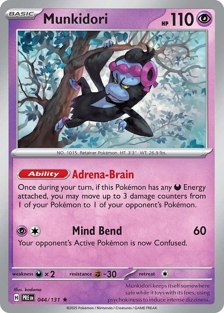 Prismatic Evolutions #44 - Munkidori