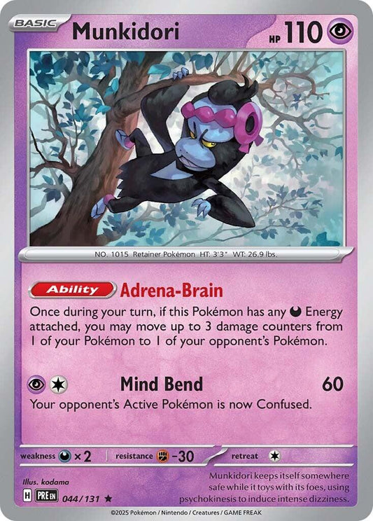 Prismatic Evolutions #44 - Munkidori