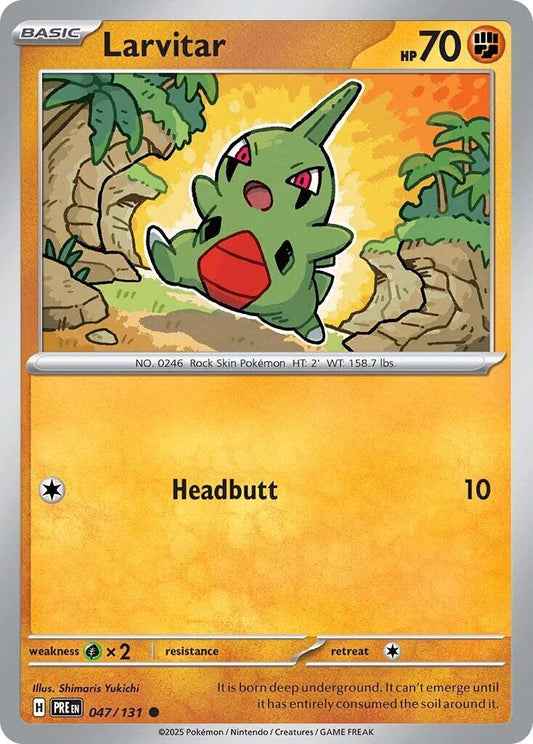 Prismatic Evolutions #47 - Larvitar