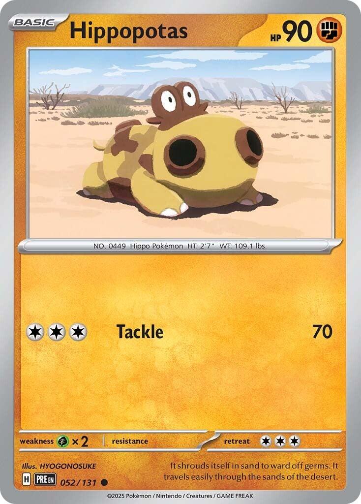Prismatic Evolutions #52 - Hippopotas