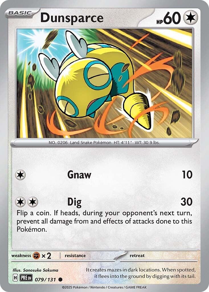 Prismatic Evolutions #79 - Dunsparce