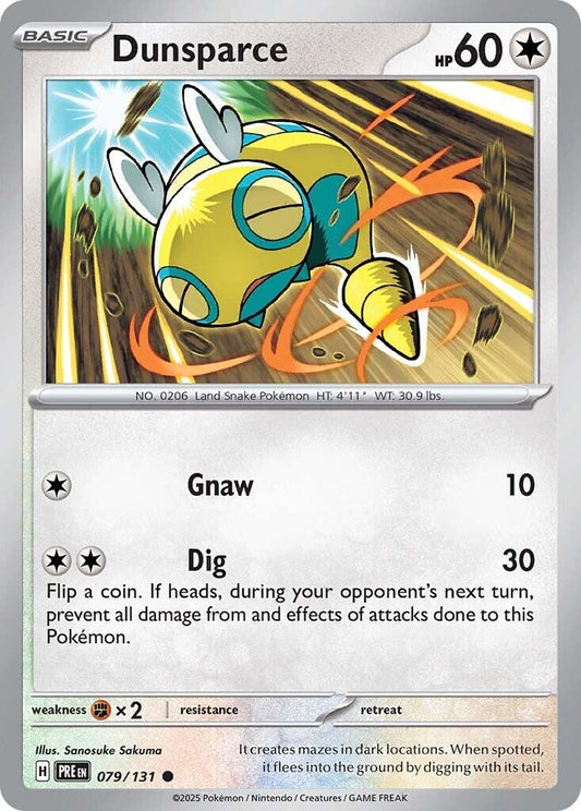 Prismatic Evolutions #79 - Dunsparce