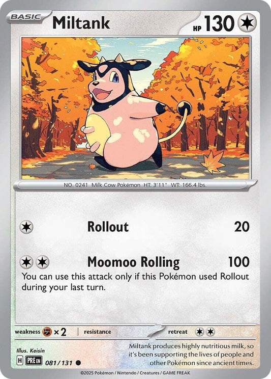 Prismatic Evolutions #81 - Miltank