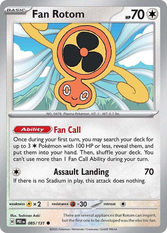 Prismatic Evolutions #85 - Fan Rotom