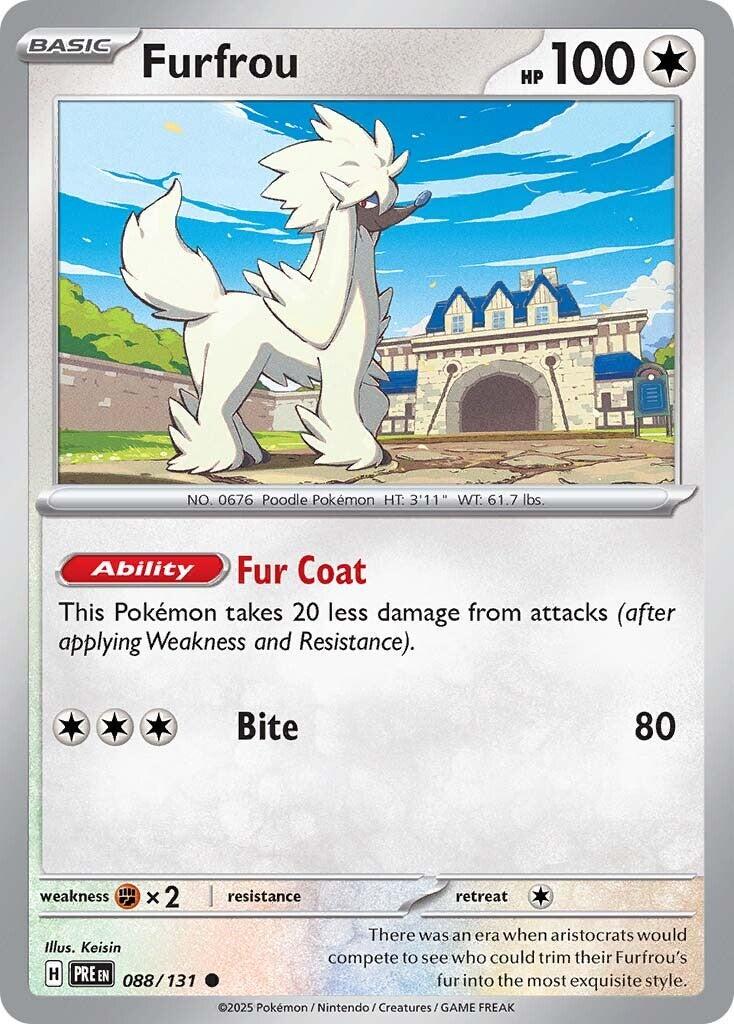 Prismatic Evolutions #88 - Furfrou