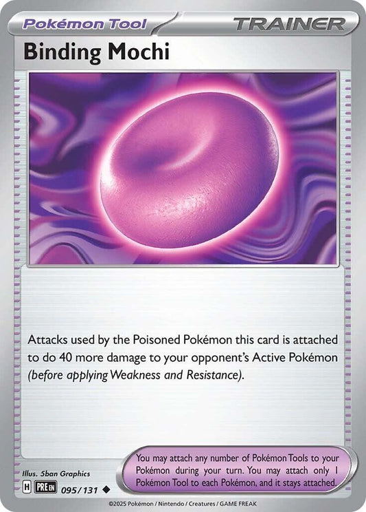 Prismatic Evolutions #95 - Binding Mochi (Reverse Holo)
