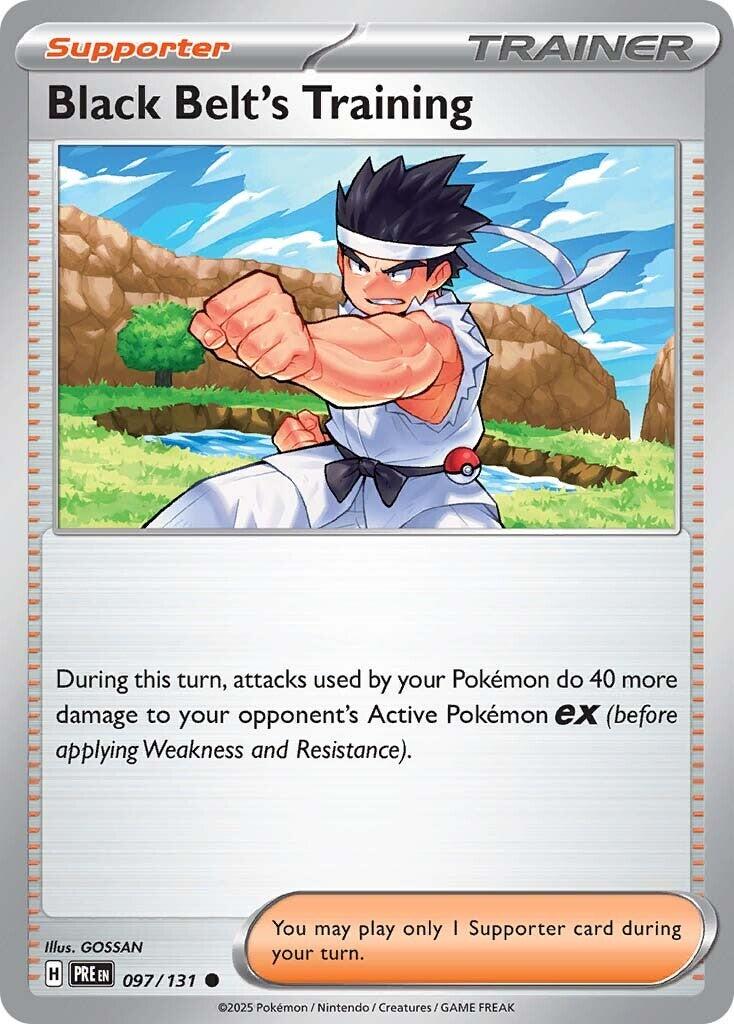 Prismatic Evolutions #97 - Black Belt's Training