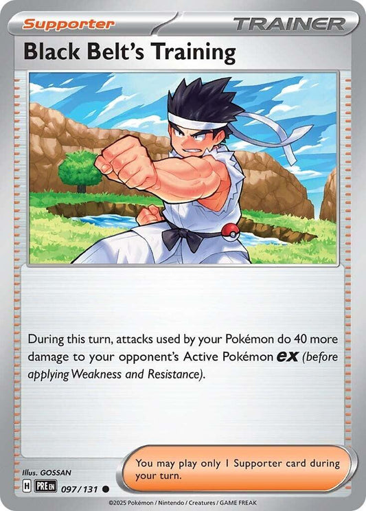 Prismatic Evolutions #97 - Black Belt's Training