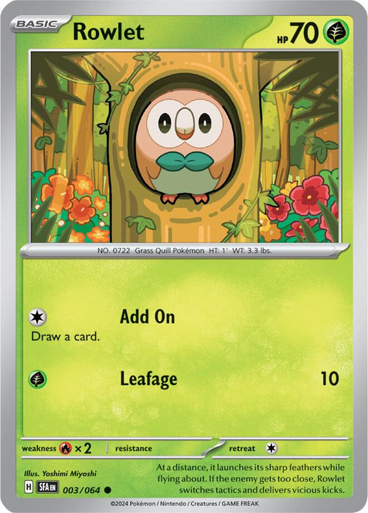 Shrouded Fable #3 - Rowlet