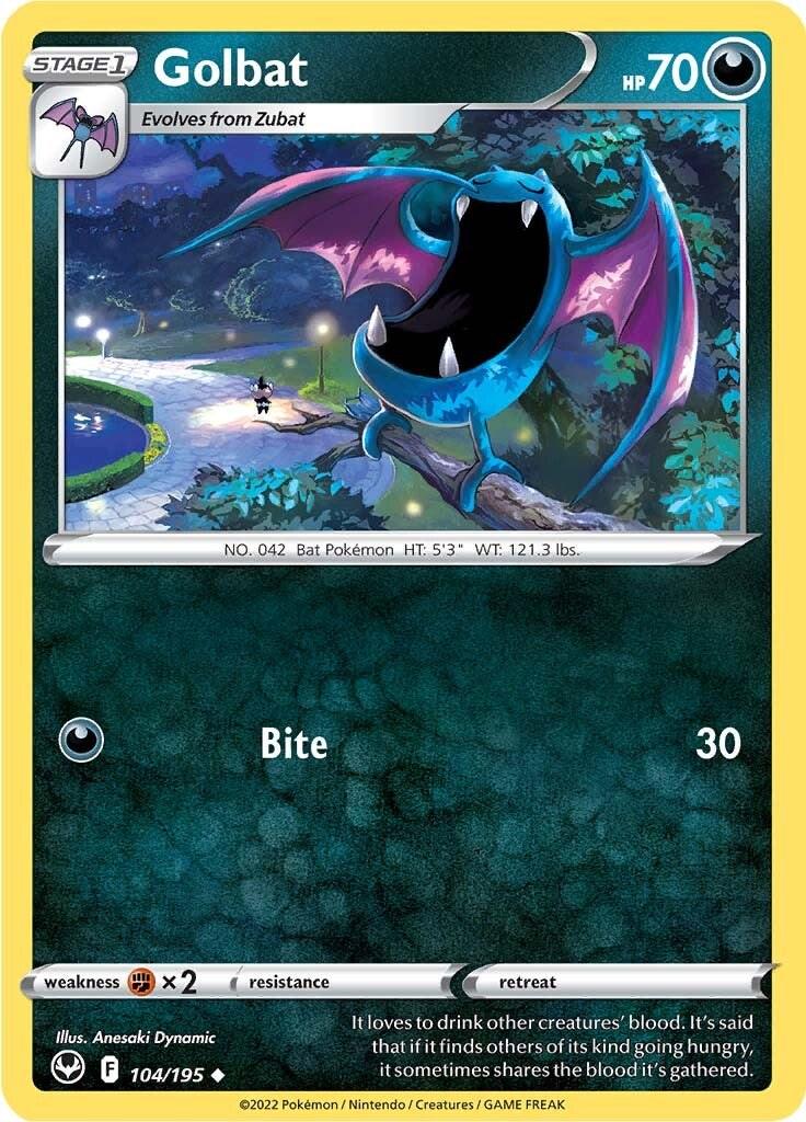 Silver Tempest #104 - Golbat