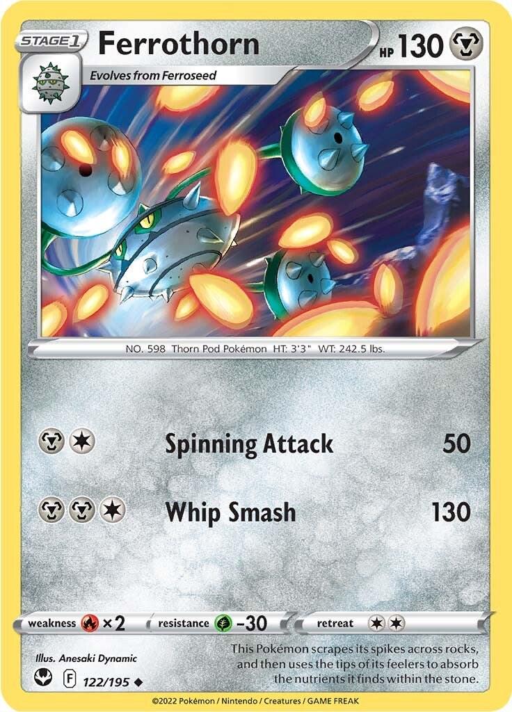Silver Tempest #122 - Ferrothorn