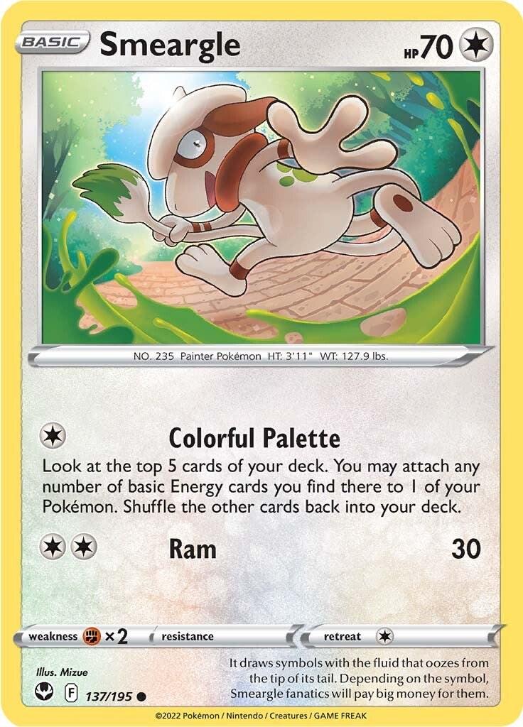 Silver Tempest #137 - Smeargle