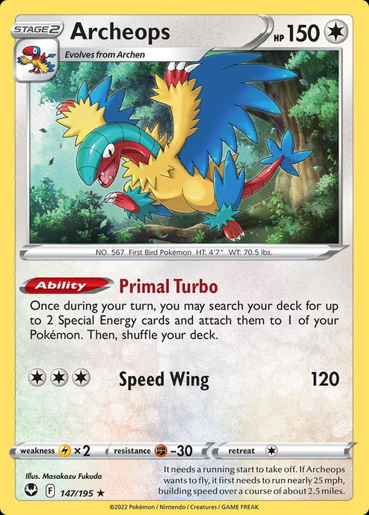 Silver Tempest #147 - Archeops (Reverse Holo)