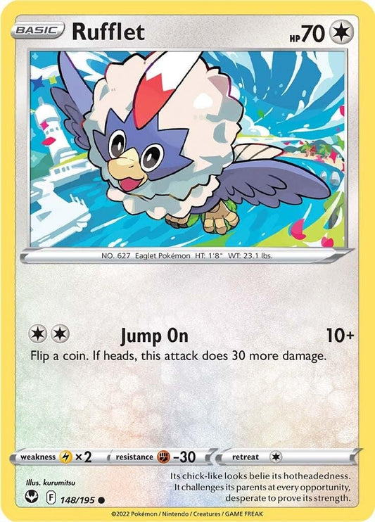 Silver Tempest #148 - Rufflet (Reverse Holo)