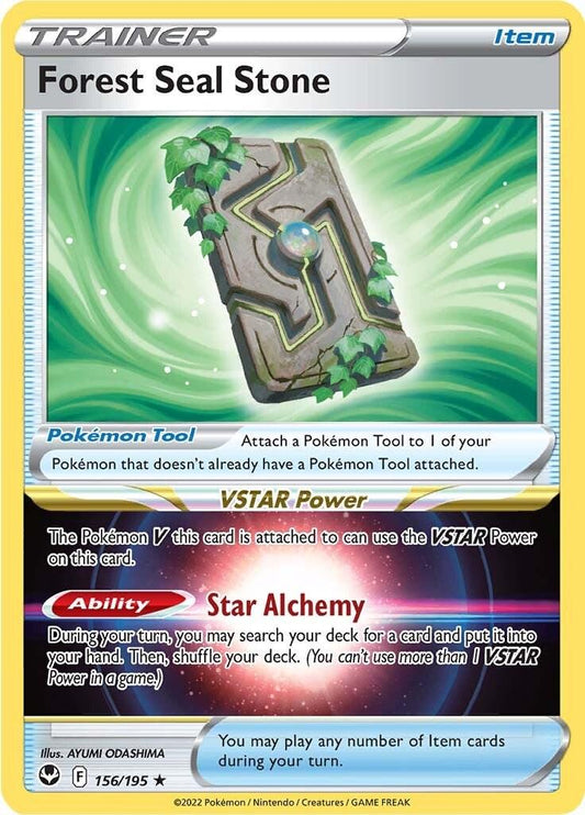 Silver Tempest #156 - Forest Seal Stone