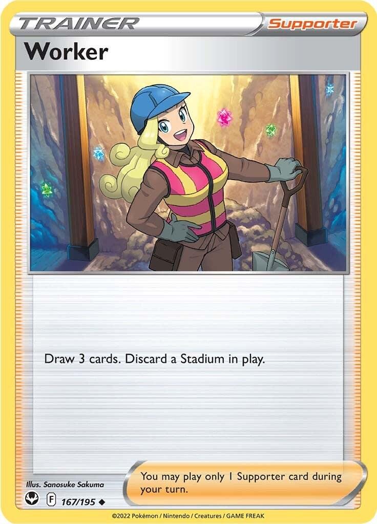 Silver Tempest #167 - Worker (Reverse Holo)